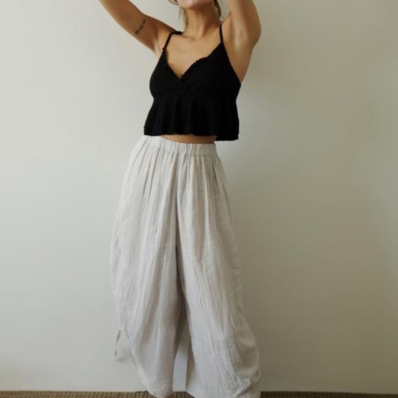 Out From Under Aliya Oversized Cinched Navy Blue Lounge Pant - NWT - Size M - Picture 2 of 7